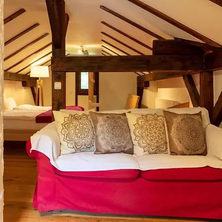 Prázdninový dům Ganzes Haus Mit Grossem Garten Und Eigener Sauna